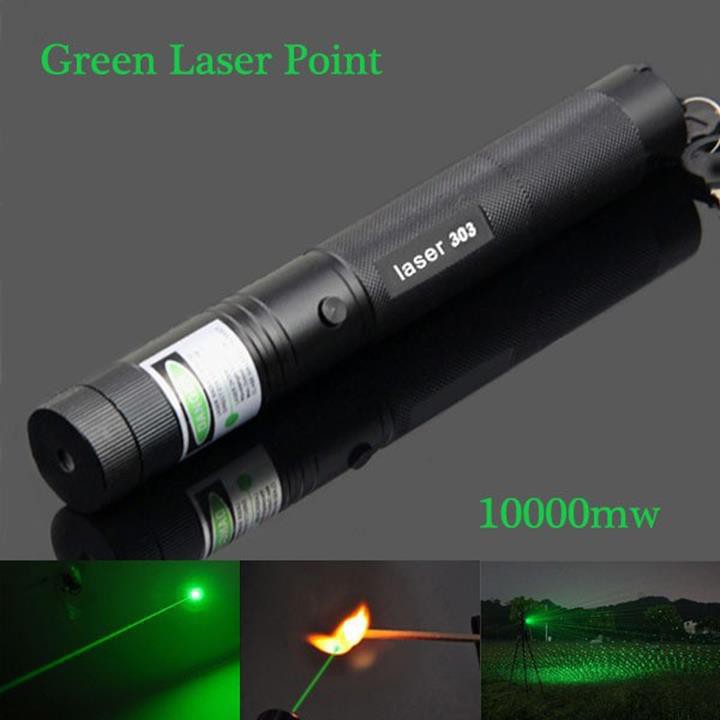 [HCM]Đèn pin chiếu tia Laser 303 tia xanh