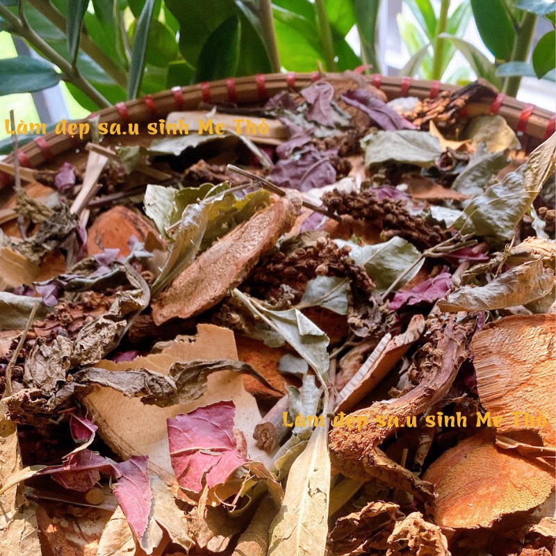 Lá tắm người Dao đỏ - Lá xông sản phụ - Phục hồi sức khỏe sau sinh