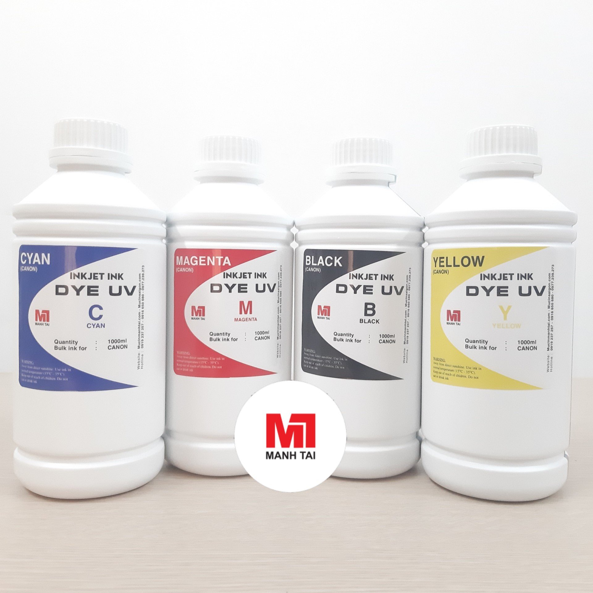 Mực nước canon dye uv 1 lít - mực in phun màu canon dye uv dùng cho máy in phun màu canon / hp