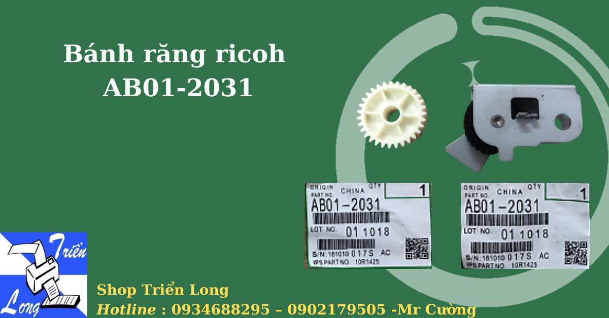 Bánh răng Chân Đế cụm lô, bánh răng lai lô, cho RICOH AF2075, mp7000, 7001,6001,7502, MP7500 MP2075 MP8000