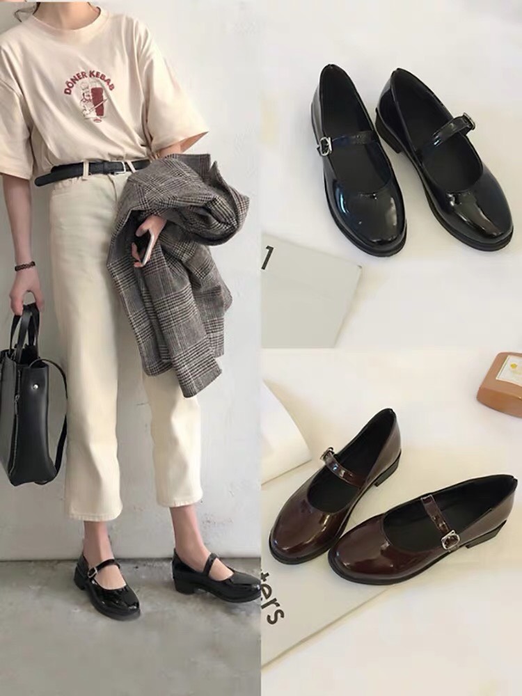 Giaỳ Mary Jane - Giaỳ nữ sinh phong cách Nhật Bản mã 902