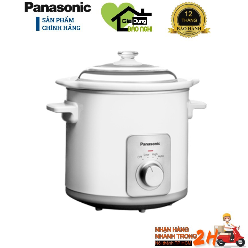 Nồi nấu chậm panasonic 1.5 lít nf-n15sra - hàng chính hãng
