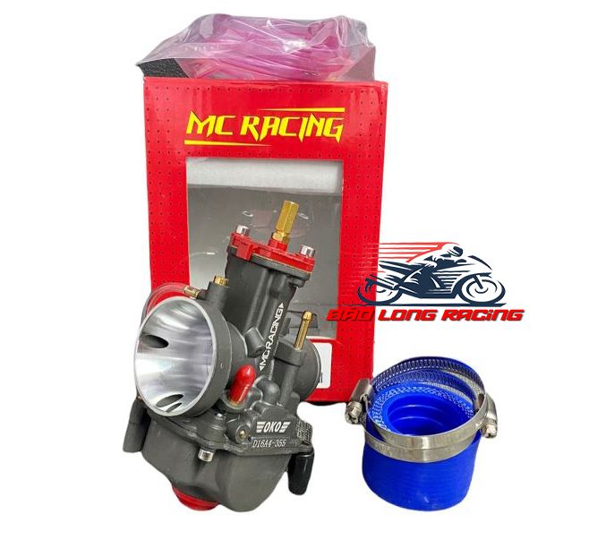 Bình xăng Inox Ga Dẹp OKO họng 28 PWK