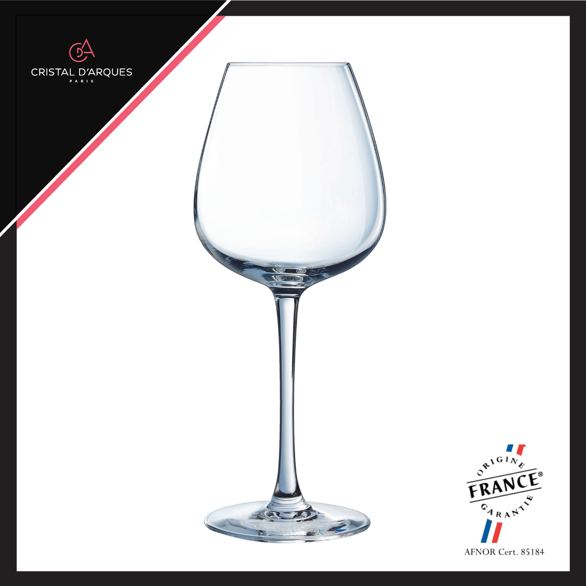 Bộ 6 ly rượu vang pha lê cristal d'arques wine emotions 470ml - ecwil7585