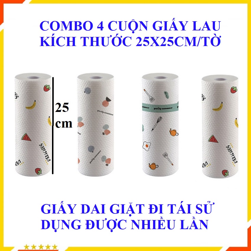 Cuộn giấy lau bếp, giấy thấm dầu thức ăn , giấy cuộn làm khăn lau tay , khăn lau nhà bếp , giẻ rửa bát. Cuộn giấy lau bếp đa năng