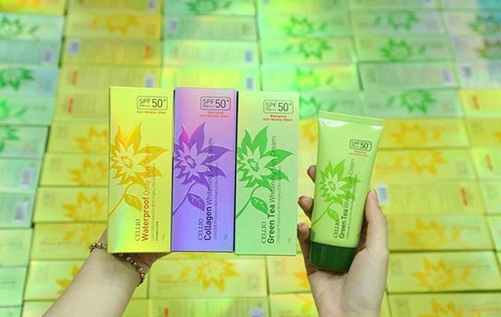 Kem chống nắng cellio spf 50pa+