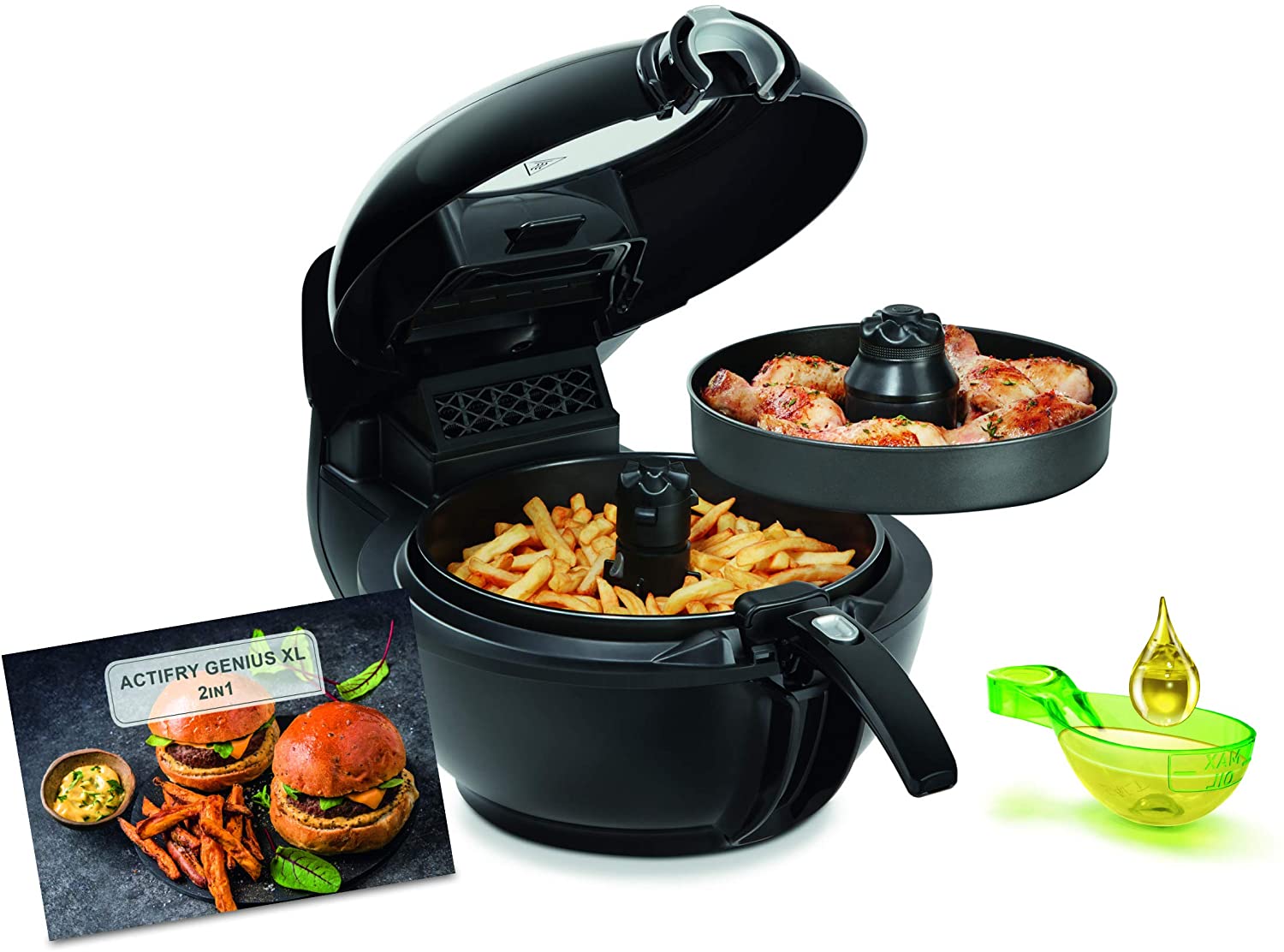 Nồi chiên không dầu tefal yv9708 actifry genius xl 2 in 1