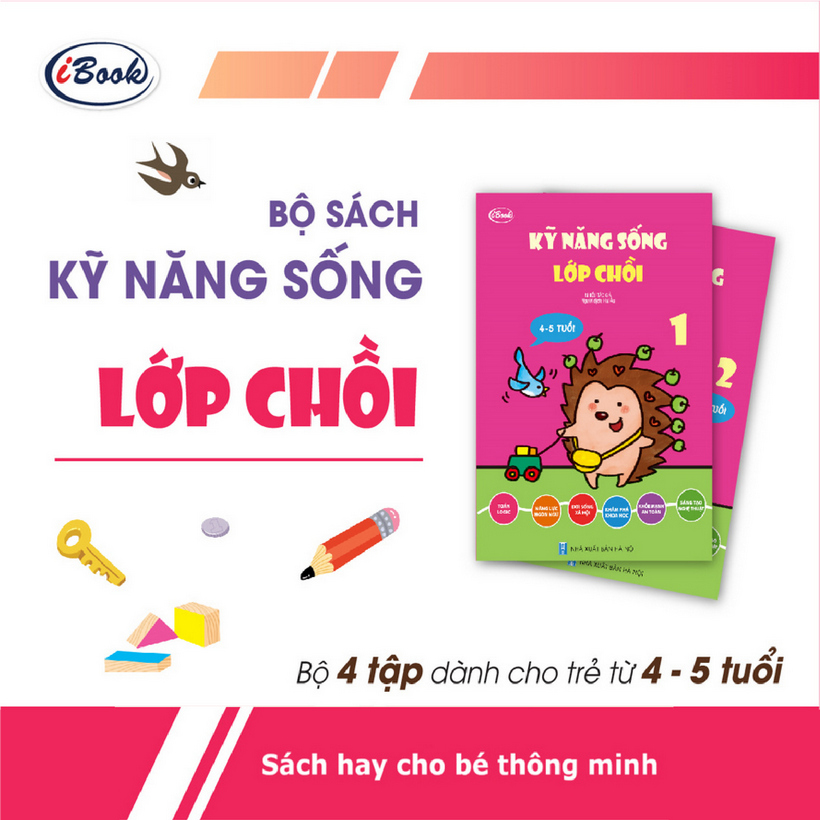 Sách thiếu nhi - combo 2 cuốn - kỹ năng sống - lớp chồi 4-5 tuổi