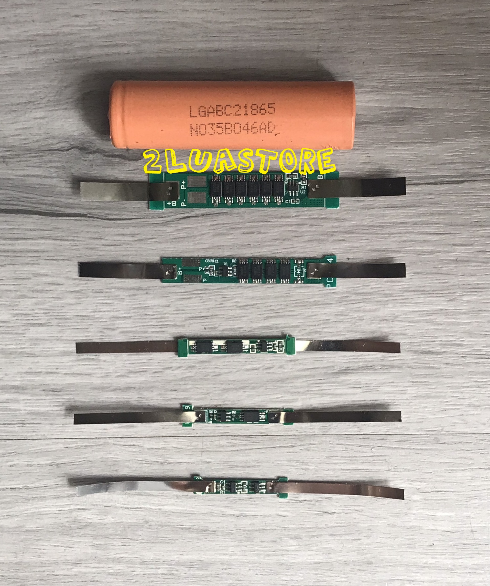 Mạch 1s sạc và bảo vệ pin 1s 3.7v 2a 3a 6a 9a hàn kẽm sẵn cho pin 18650 | pin lishen 18650 3c 5c