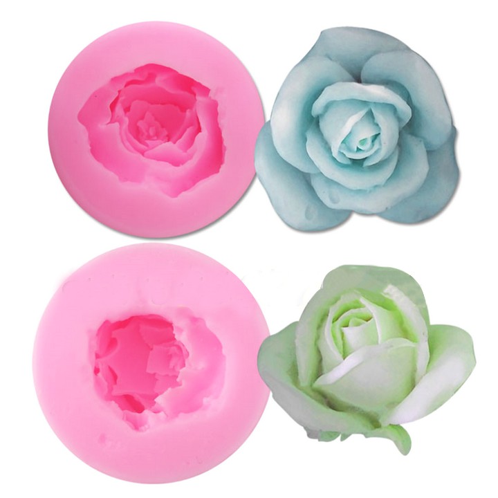 Khuôn Silicon Rau Câu Nụ Hồng Nhỏ