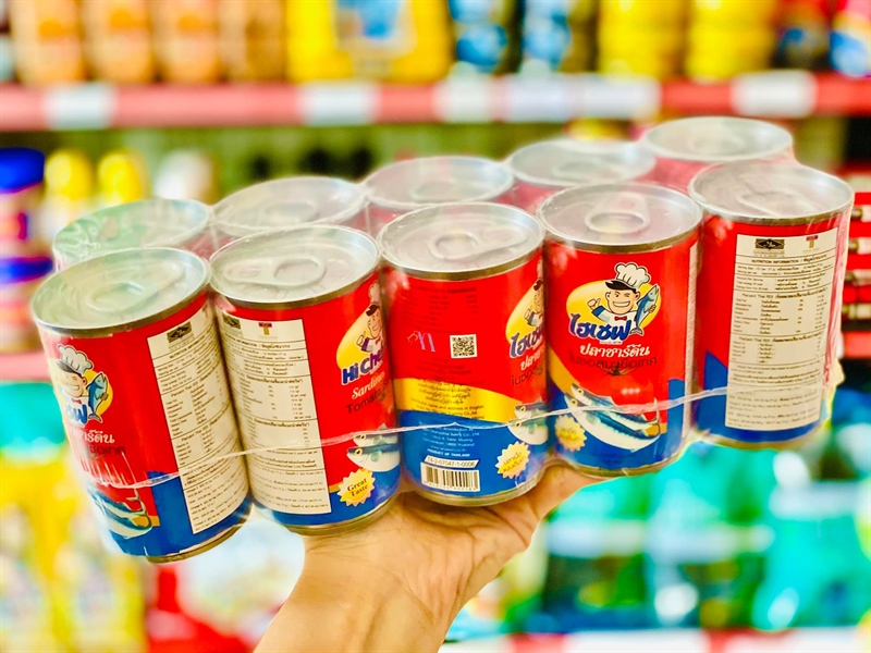 10 hộp cá mòi hi chef thái lan hoặc 5 hộp cá mòi hi chef thái lan