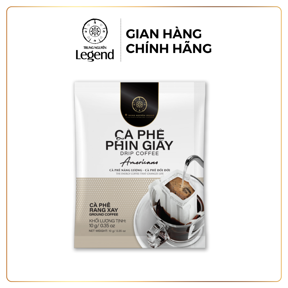 Cà phê rang xay phin giấy – americano