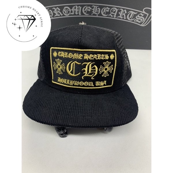Nón SnapBack Chrome Heart logo vàng hàng best quailty.