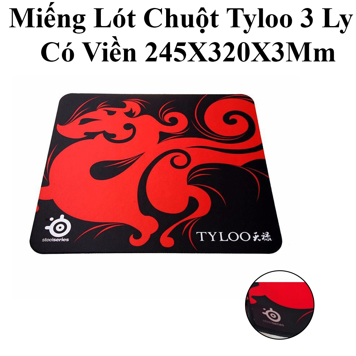 Miếng lót chuột 3 ly tyloo 245x320mm cao cấp