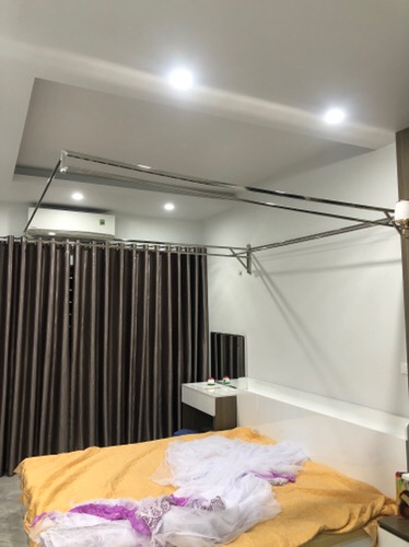Chỉ khung chưa màn- khung màn cung đình m6 m8 2m2- khung màn cố định