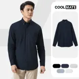 Áo sơ mi nam Essentials 100% Cotton độ bền cao, thấm hút mồ hôi, Áo mặc Tết Coolmate