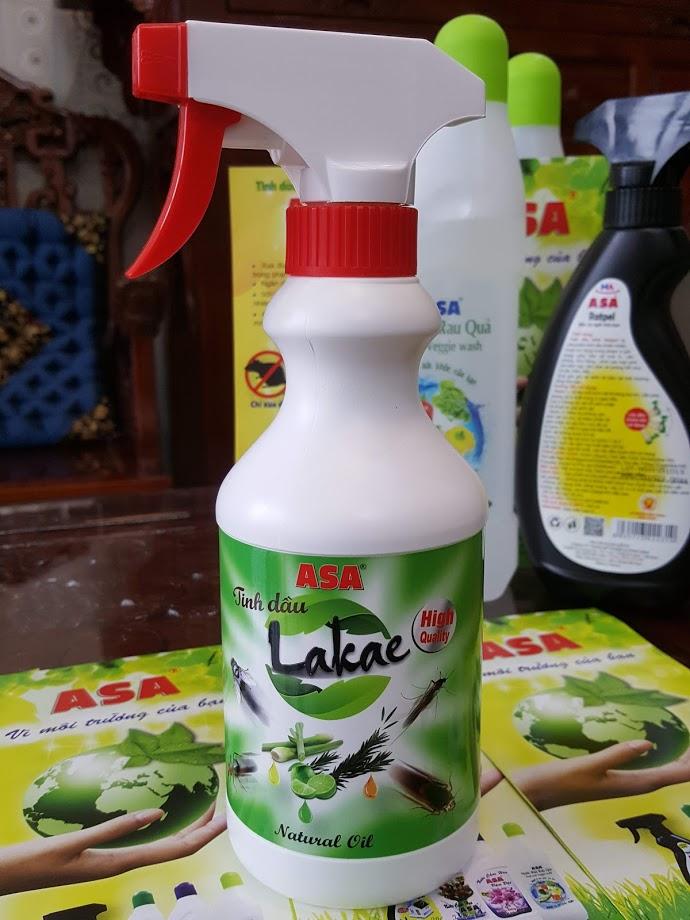 Tinh dầu lakae asa 350 ml giúp xua đuổi muỗi, kiến, gián..