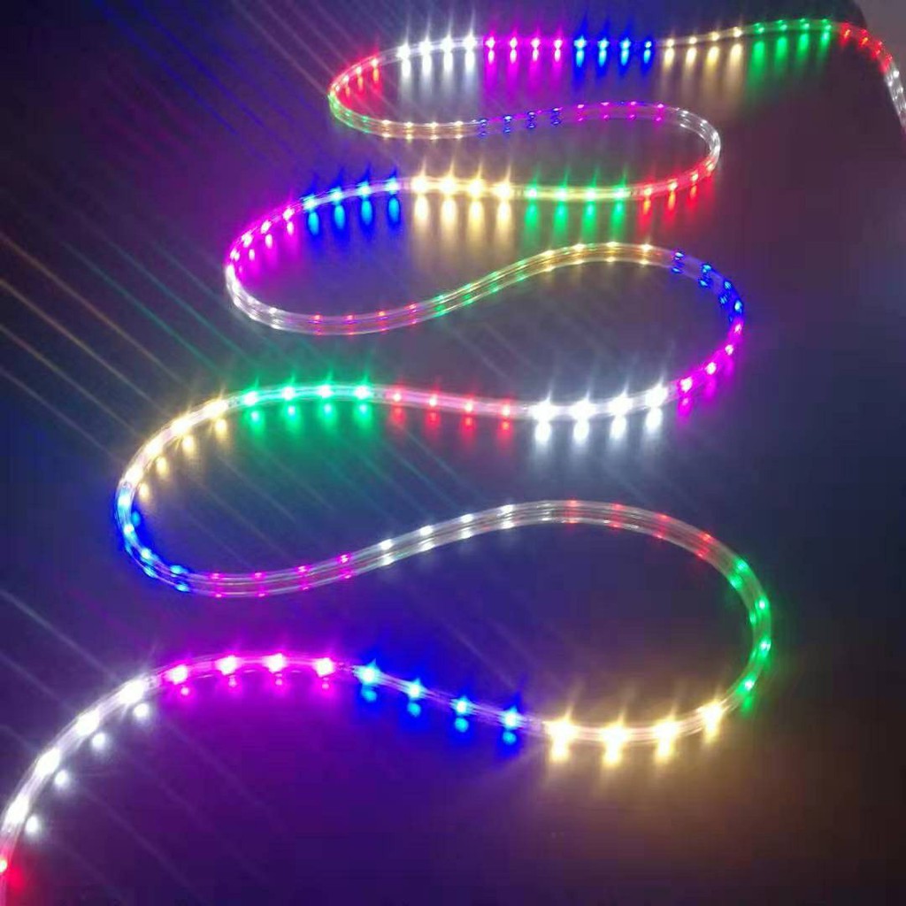 1mét Dây led 2835 nháy đuổi nhiều màu 48led, trang trí nhà cửa, sân vườn, tiểu cảnh, ban công, cầu thang, treo cây, quấn cây, trang trí Tết, Noel (Giá bán theo m, chưa kèm nguồn)