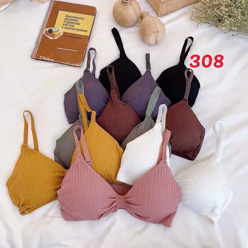 Áo lót bra gân tăm mã mới 308