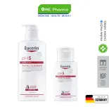 Sữa Rửa Mặt Eucerin pH5 Sensitive Skin Facial Cleanser Dịu Nhẹ Cho Da Nhạy Cảm - 100ml/400ml