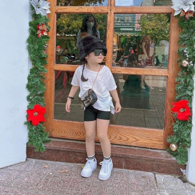 Xả kho quần legging ngố xuất dư cho bé gái