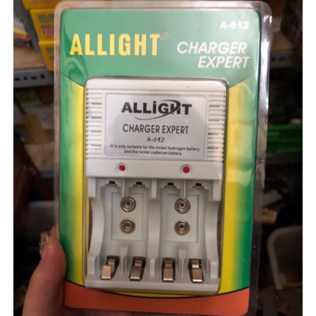 Sạc pin vuông 9v allight a-612