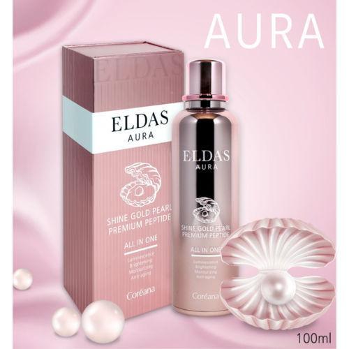Tinh Chất Tế Bào Gốc Dưỡng Da 4in1 EL.DAS AURA SHINE GOLD PREMIUM PEPTIDE ALL IN ONE chai 100ml của Korea