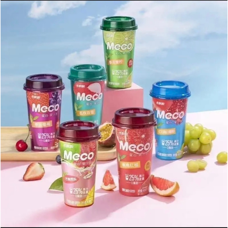 Trà Meco Hoa Quả Pha Sẵn Cốc 400ml