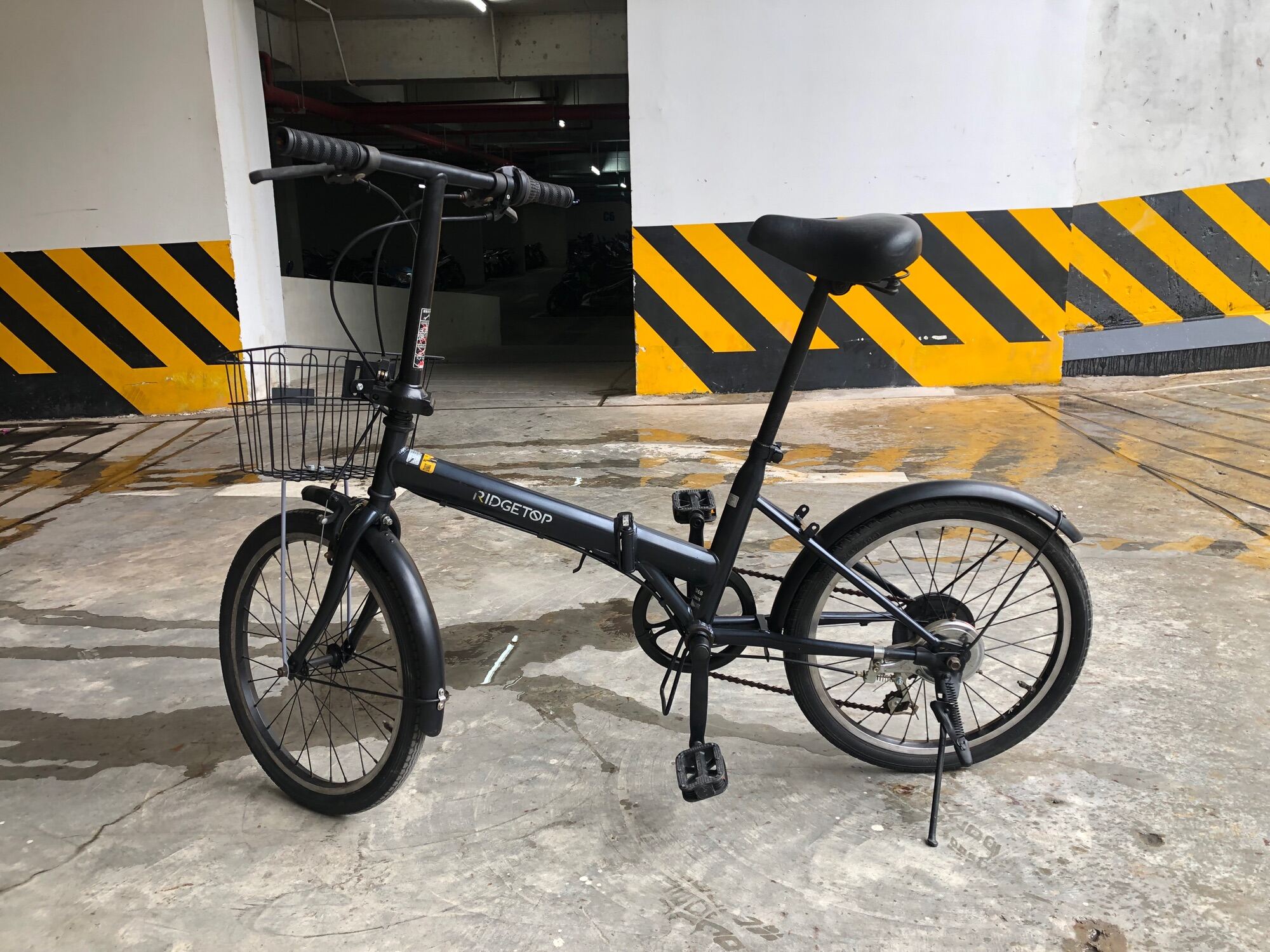 Xe đạp Nhật bãi gấp gọn bỏ cốp ô tô dễ dàng