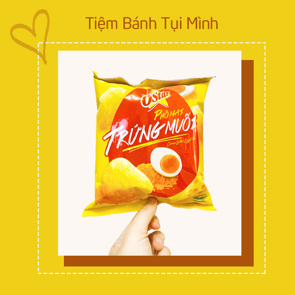 Bánh O'star Phô Mai Trứng Muối 32g
