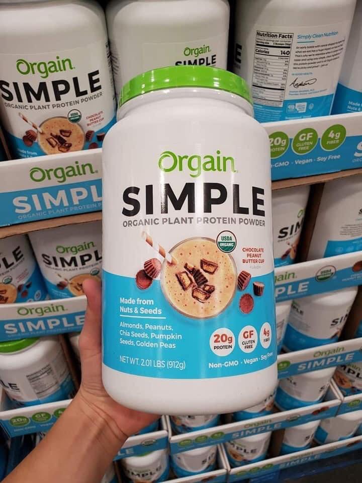 [HCM]BỘT PROTEIN HỮU CƠ TỪ THỰC VẬT 912g