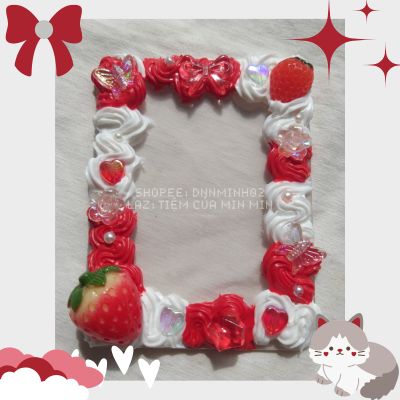 Toploader decor handmade kem keo đáng yêu.