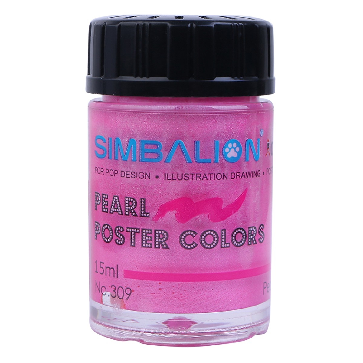 Màu vẽ simbalion - sdi - pt-15-309 15cc - nhũ hồng