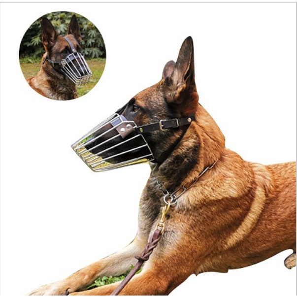 Rọ mõm kim loại cho chó to gsd ,malinois ,doberman ,v.v...