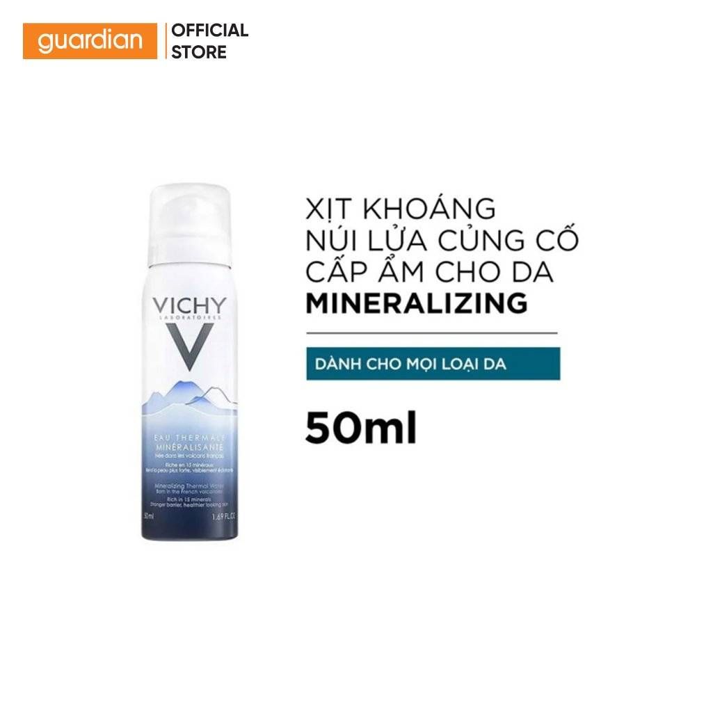 Xịt Khoáng Mineralizing Thermal Water Vichy 50Ml