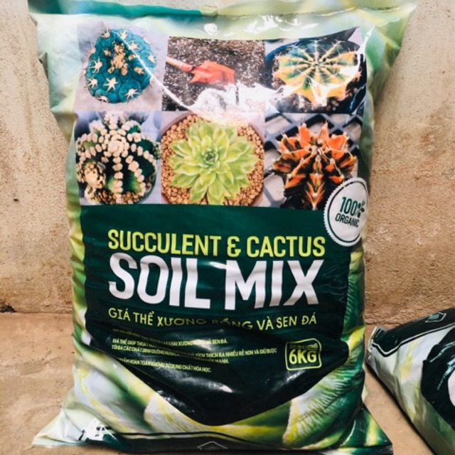 Đất trồng sen đá 1kg