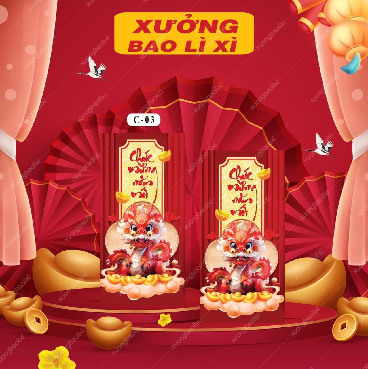 Bao lì xì hottren 2024, bao lì xì có nhiêu mẫu siêu hot tết 2024