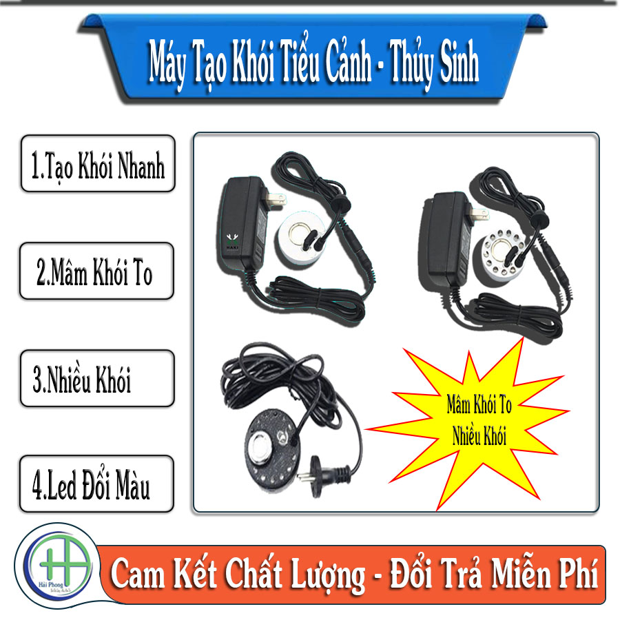 Máy tạo khói phun sương mâm khói to nhiều khói cho tiểu cảnh bể cá thủy sinh