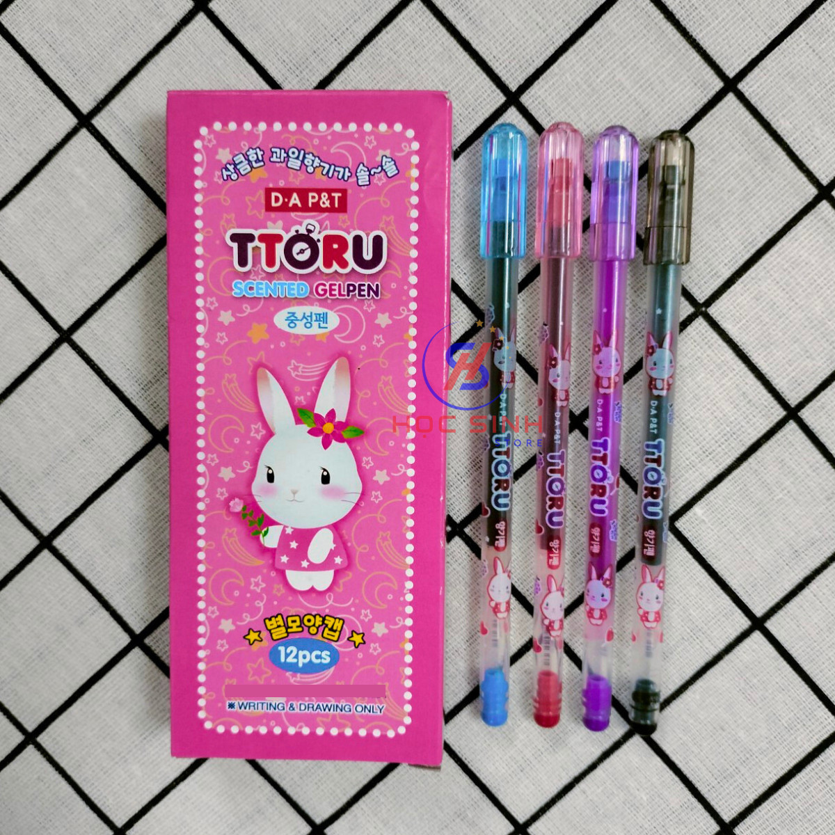 Hộp 12 cây bút gel ttoru hàn quốc