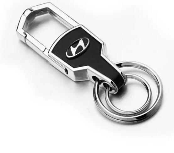 Móc chìa khóa xe hơi hợp kim cao cấp logo hãng Hyundai
