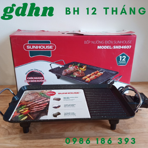 Bếp nướng điện SUNHOUSE SHD4607 1500W