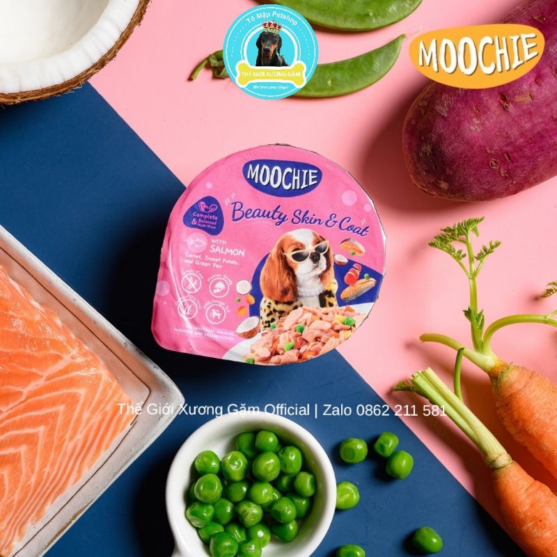 Moochie pate thức ăn ướt cho chó 85gr