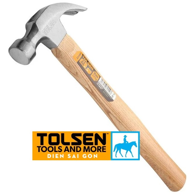 Búa Nhổ Đinh Cán Gỗ 8oz 225g TOLSEN 25148