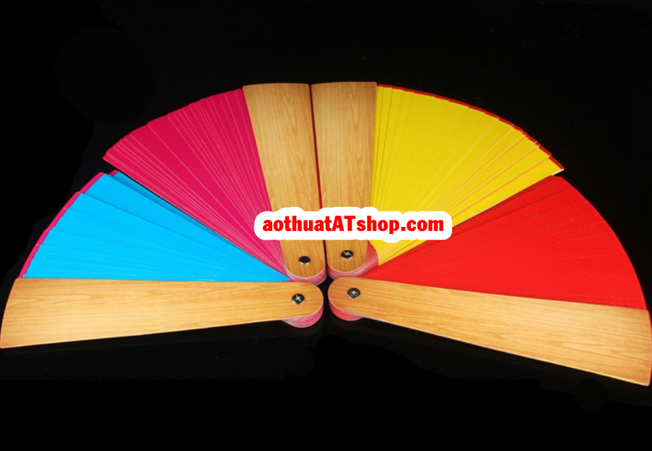 Dụng cụ ảo thuật quạt đổi 4 màu