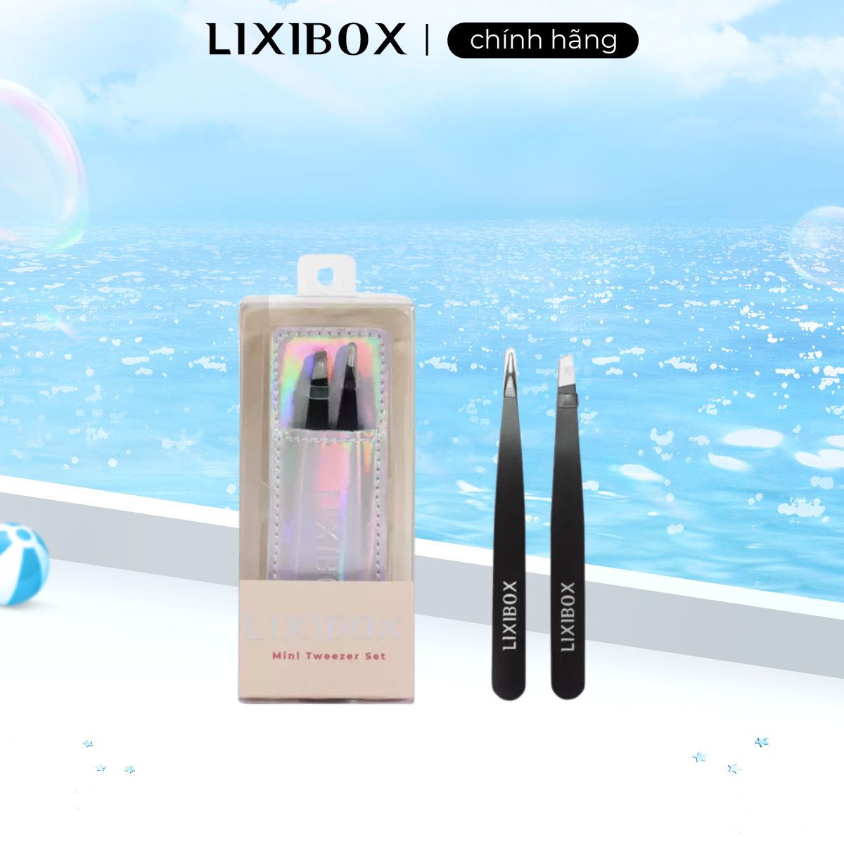 Bộ 2 Nhíp Lixibox Mini Tweezer Set