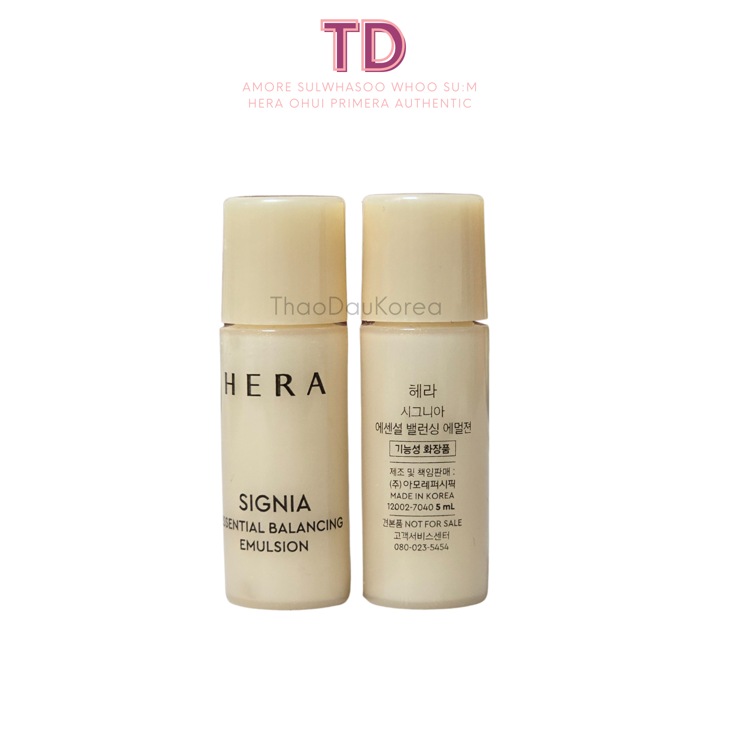 Hera signia sample sữa dưỡng tái sinh da chứa vàng hera signia emulsion 5ml tloskorea cũ