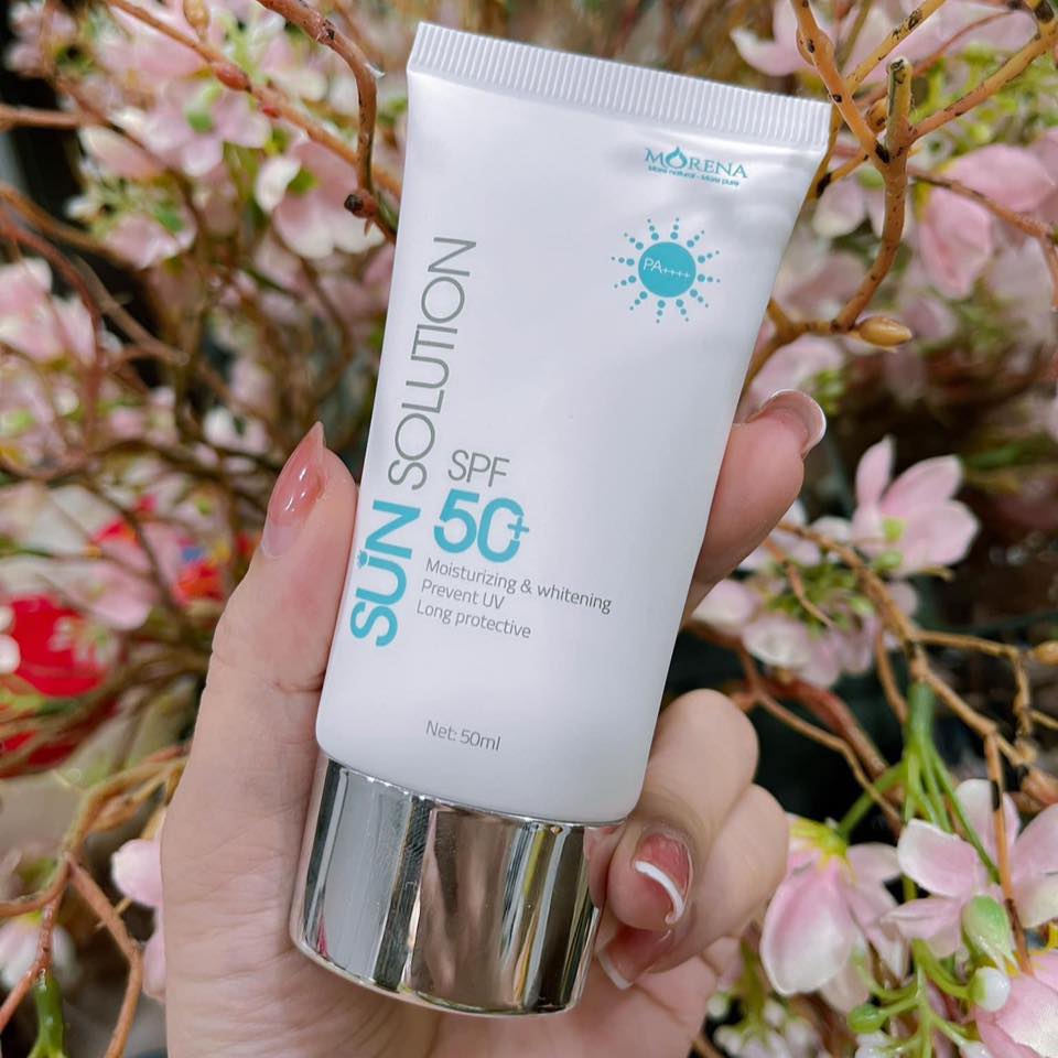 Kem chống nắng Huyền Phi chính hãng - Sun Solution Morena SPF 50+