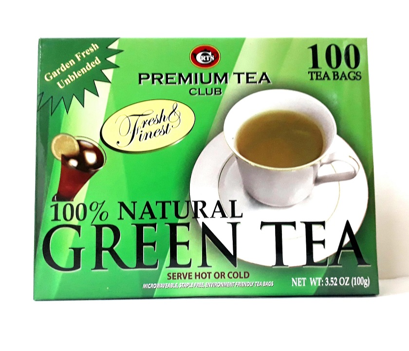 Trà xanh túi lọc Premium Green Tea hộp 100 gói Mỹ