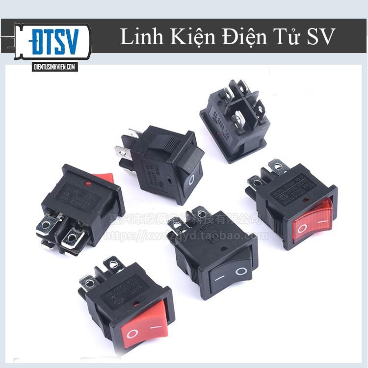 Combo 2 công tắc 4 chân kcd1-104 6a 250v