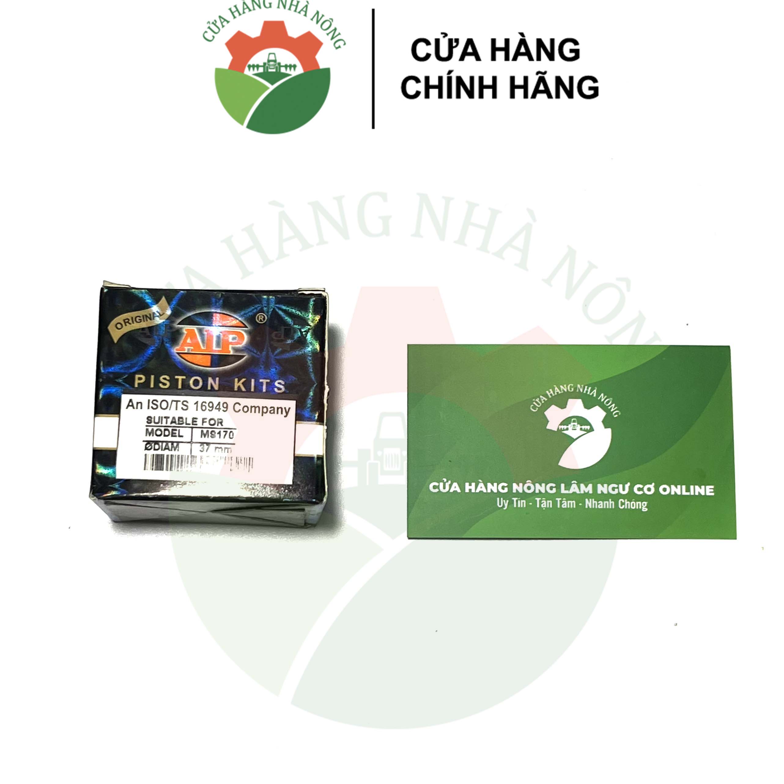 Bộ piston bạc ắc máy cưa aip 170 made in india
